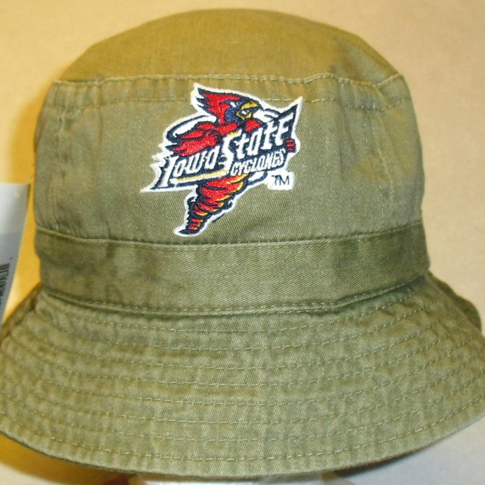 Iowa State Cyclones Olive Bucket Hat